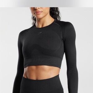 Gymshark Black Athletic Top
